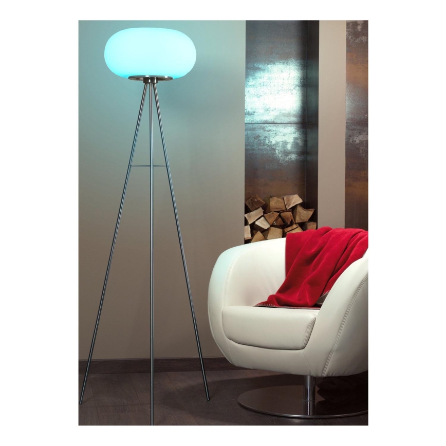 Eglo - Lámpara de pie LED RGB regulable OPTICA-C LED/17W/230V diá. 56 cm