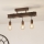 Eglo - Lámpara de suspensión TOWNSHEND 3xE27/60W/230V
