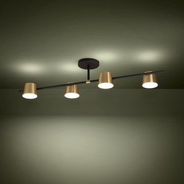 Eglo - Lámpara de techo LED 4xGU10/4,6W/230V 3000K dorado