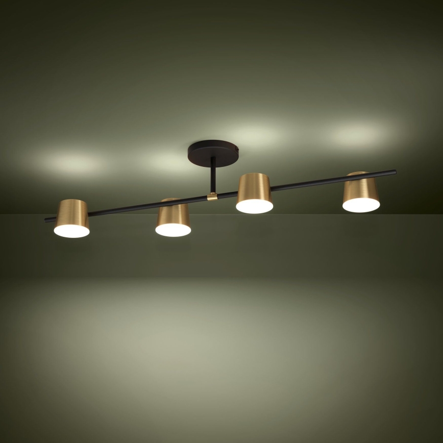 Eglo - Lámpara de techo LED 4xGU10/4,6W/230V 3000K dorado