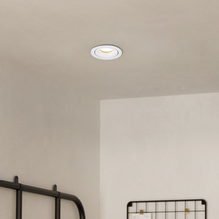 Eglo - Lámpara empotrable LED regulable LED/4,9W/230V blanco