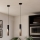Eglo - Lámpara LED colgante 1xGU10/4,5W/230V 3000K negro/marrón