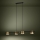 Eglo - Lámpara LED colgante 4xGU10/4,6W/230V 3000K dorado