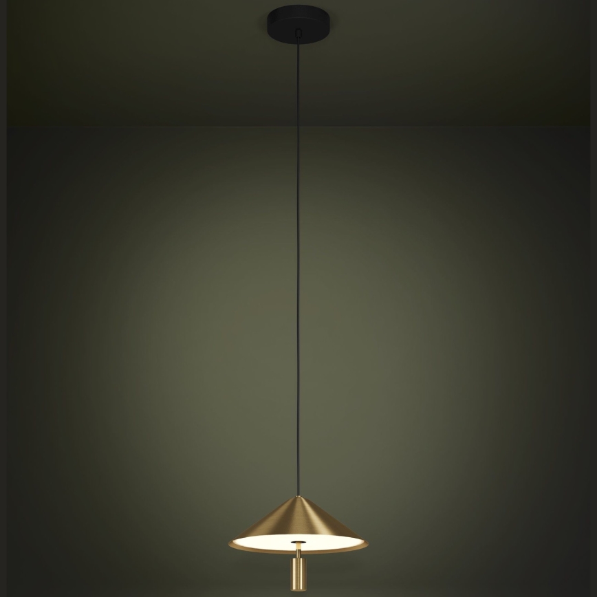 Eglo - Lámpara LED colgante LED/12W/230V 3000K dorado