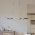 Eglo - Lámpara LED colgante LED/20W/230V 4000K negro