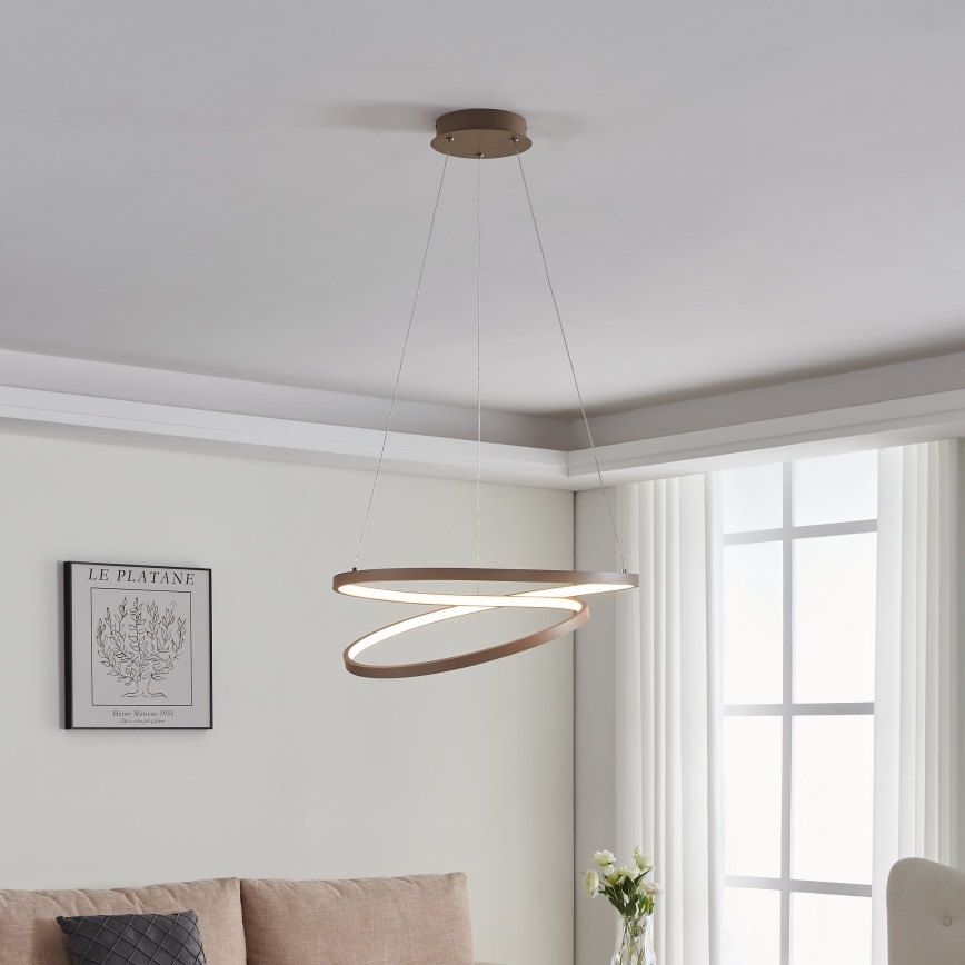 Eglo - Lámpara LED colgante LED/36W/230V 3000K beige
