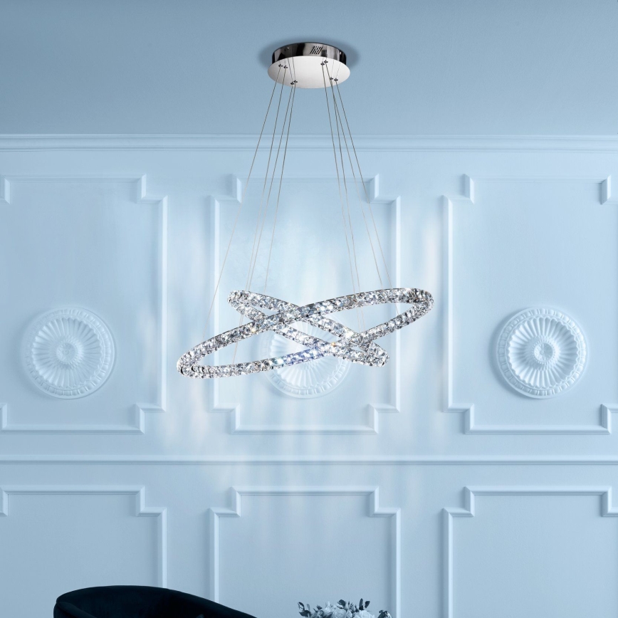 Eglo - Lámpara LED colgante LED/56,1W/230V