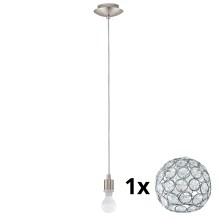 Eglo - Lámpara LED colgante MY CHOICE 1xE14/4W/230V  cromo