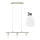 Eglo - Lámpara LED colgante MY CHOICE 3xE14/4W/230V cromo mate/blanco
