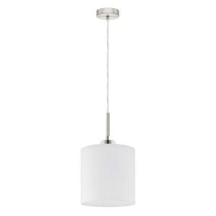 Eglo - Lámpara LED colgante TUNJA 1xE27/60W/230V blanco