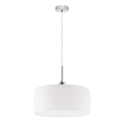 Eglo - Lámpara LED colgante TUNJA 1xE27/60W/230V blanco