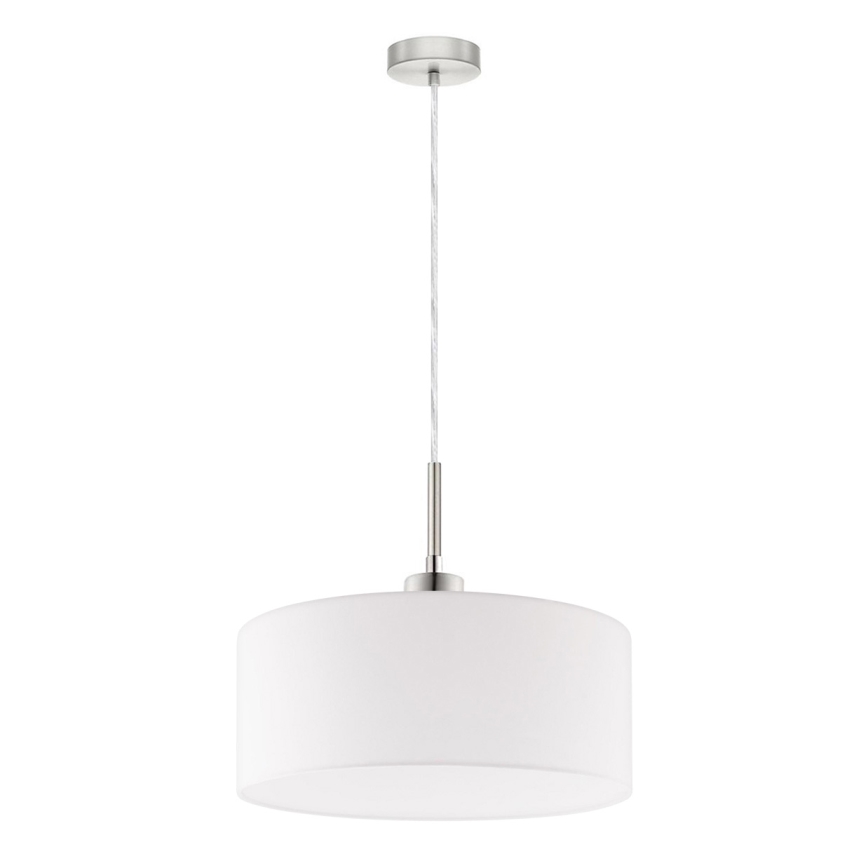 Eglo - Lámpara LED colgante TUNJA 1xE27/60W/230V blanco