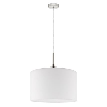 Eglo - Lámpara LED colgante TUNJA 1xE27/60W/230V blanco