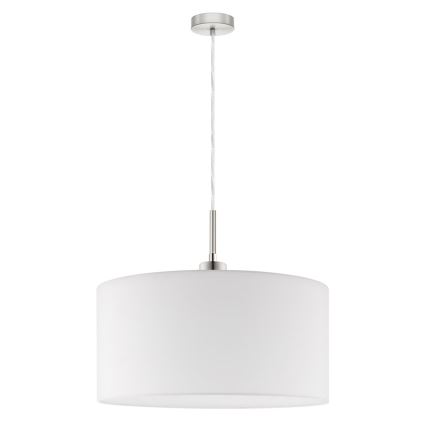 Eglo - Lámpara LED colgante TUNJA 1xE27/60W/230V blanco