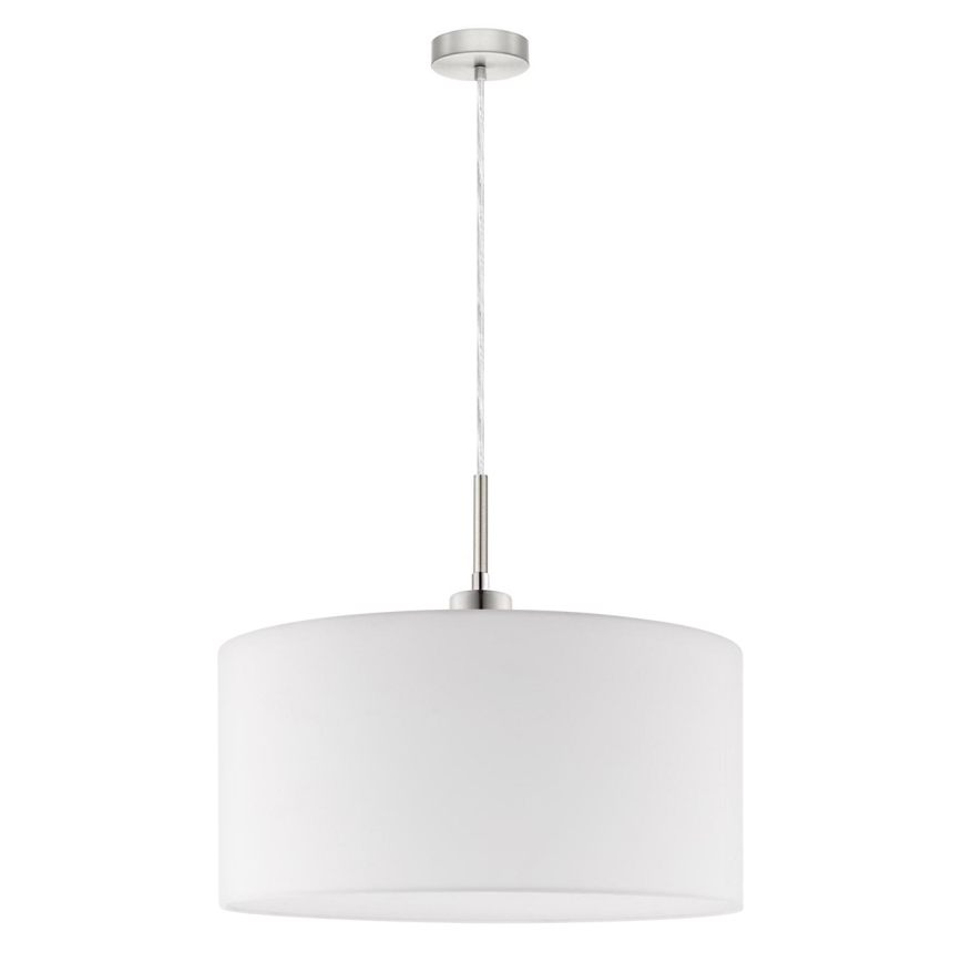 Eglo - Lámpara LED colgante TUNJA 1xE27/60W/230V blanco