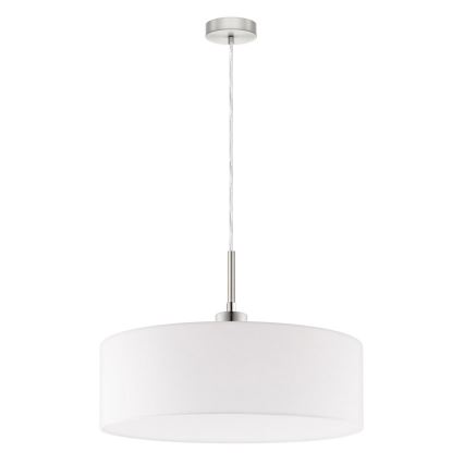 Eglo - Lámpara LED colgante TUNJA 1xE27/60W/230V blanco
