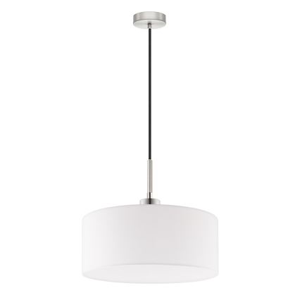Eglo - Lámpara LED colgante TUNJA 1xE27/60W/230V blanco