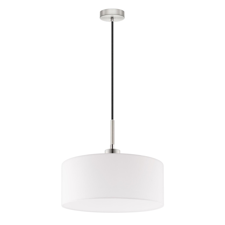 Eglo - Lámpara LED colgante TUNJA 1xE27/60W/230V blanco