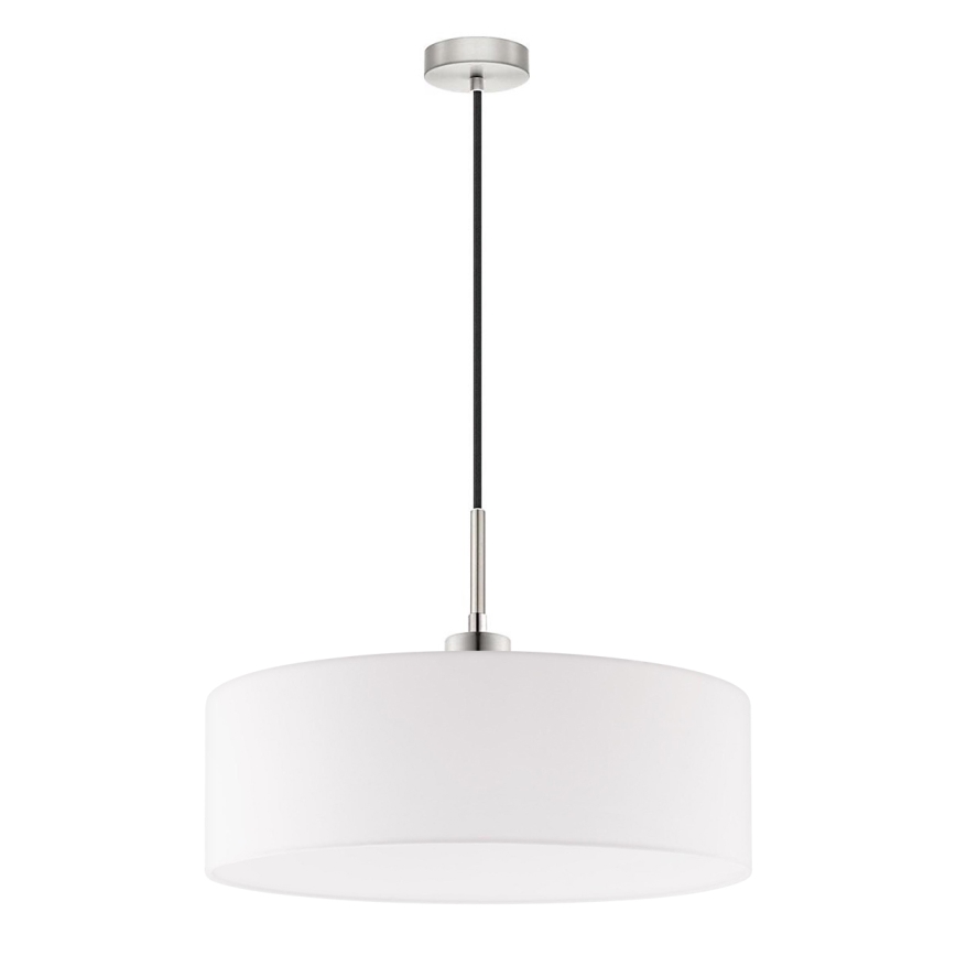 Eglo - Lámpara LED colgante TUNJA 1xE27/60W/230V blanco