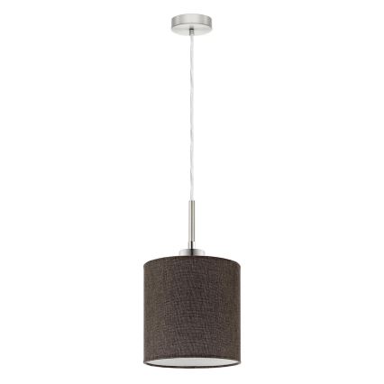 Eglo - Lámpara LED colgante TUNJA 1xE27/60W/230V marrón