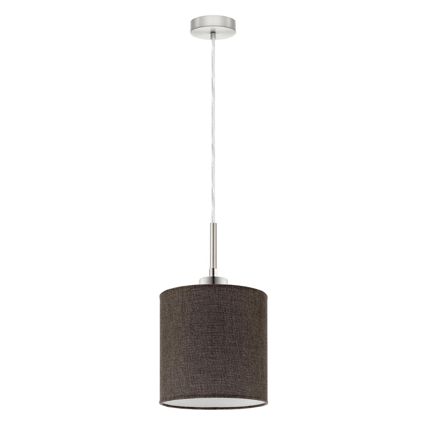 Eglo - Lámpara LED colgante TUNJA 1xE27/60W/230V marrón