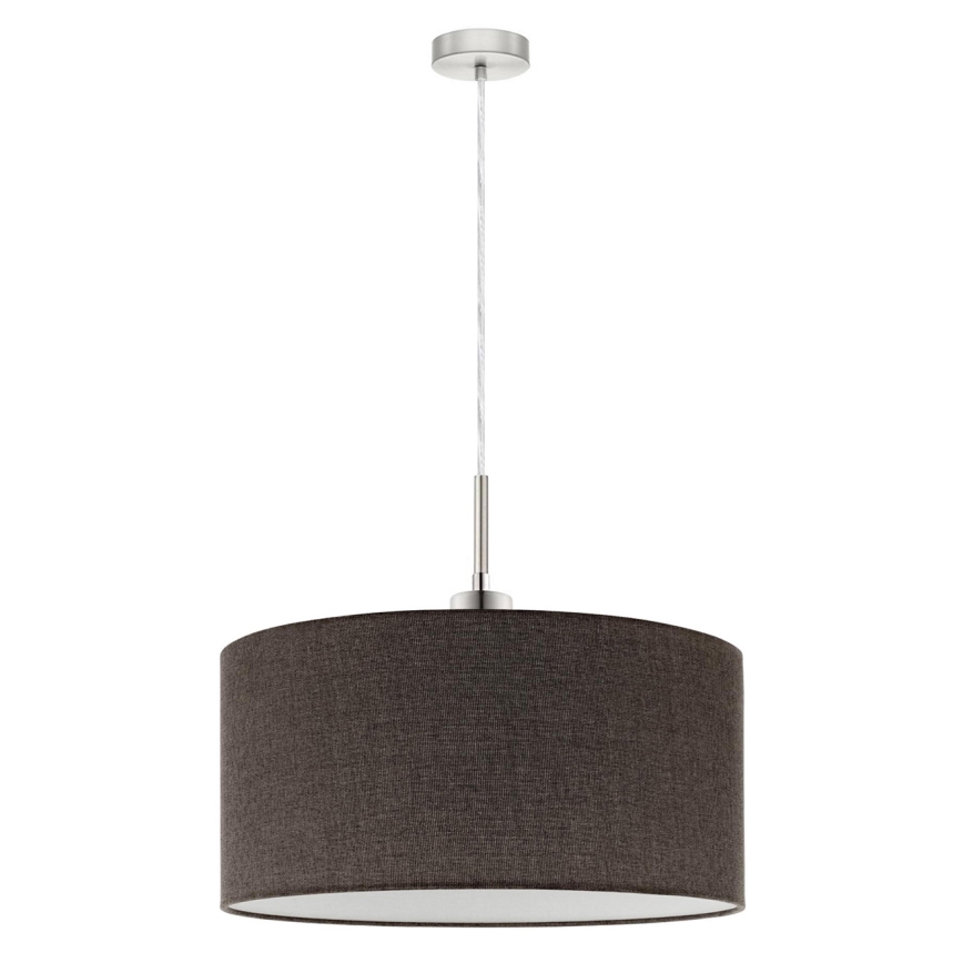 Eglo - Lámpara LED colgante TUNJA 1xE27/60W/230V marrón