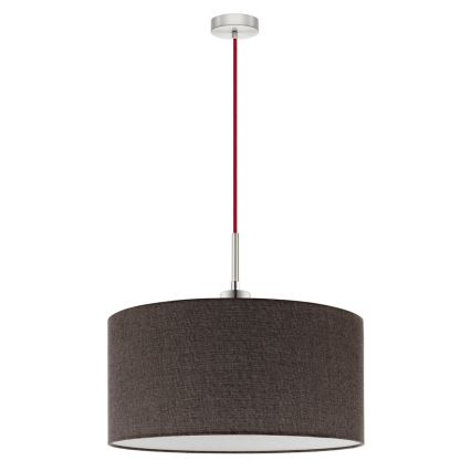 Eglo - Lámpara LED colgante TUNJA 1xE27/60W/230V marrón