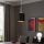Eglo - Lámpara LED colgante TUNJA 1xE27/60W/230V negro