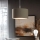 Eglo - Lámpara LED colgante TUNJA 1xE27/60W/230V taupe