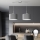 Eglo - Lámpara LED colgante TUNJA 2xE27/60W/230V gris