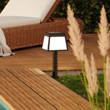 Eglo - Lámpara solar LED con sensor LED/7,5W/3,7V 56cm IP44