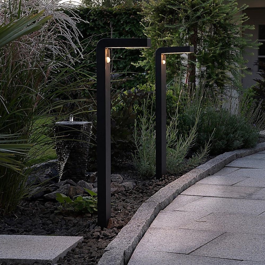 Eglo - Lámpara solar LED exterior con sensor 18xLED/0,2W/3,7V 2200 mAh IP44