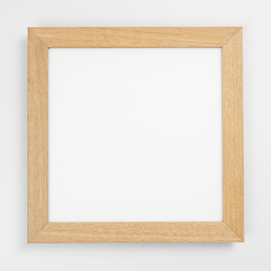 Eglo - LED Panel fijo regulable POZZALLO WOOD LED/21W/230V 2700-6500K 49,5x49,5 cm marrón + control remoto