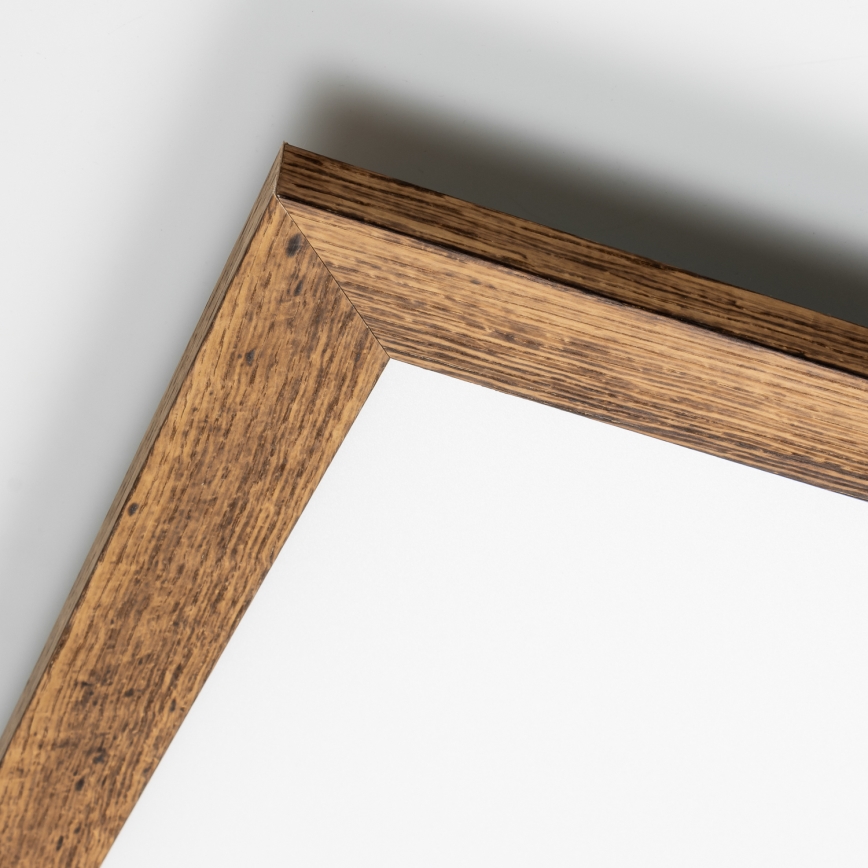 Eglo - LED Panel fijo regulable POZZALLO WOOD LED/21W/230V 2700-6500K 49,5x49,5 cm marrón + control remoto