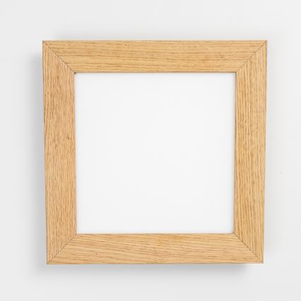 Eglo - LED Panel fijo regulable SALOBRENA 2 WOOD LED/16W/230V 4000K 34x34 cm marrón