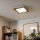 Eglo - LED Panel fijo regulable SALOBRENA 2 WOOD LED/16W/230V 4000K 34x34 cm marrón