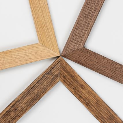 Eglo - LED Panel fijo regulable SALOBRENA-CL WOOD LED/31W/230V 2700-6500K 64x64 cm marrón
