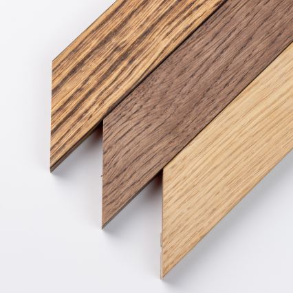Eglo - LED RGB Panel fijo regulable SALOBRENA-C WOOD LED/30,5W/230V 2700-6500K 64x64 cm marón oscuro + control remoto