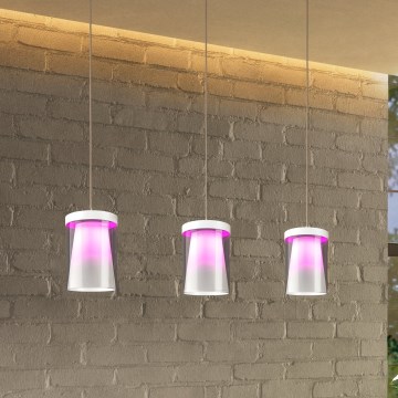Eglo - LED RGBW Lámpara colgante regulable 3xLED/3,7W/230V 2700-6500K blanco ZigBee
