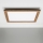 Eglo - LED RGBW Panel fijo regulable SALOBRENA-C WOOD LED/30,5W/230V 2700-6500K 64x64 cm marrón + control remoto