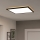 Eglo - LED RGBW Plafón regulable para el baño LED/17W/230V 2700-6500K 50x50cm IP44 negro ZigBee