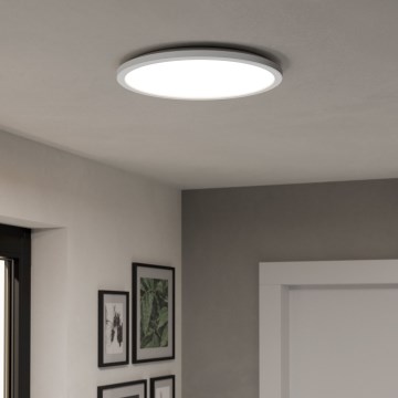 Eglo - LED RGBW Plafón regulable para el baño LED/18,5W/230V 2700-6500K diá. 38,9cm IP44 blanco ZigBee