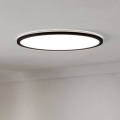 Eglo - Luz de techo LED regulable para baño LED/16,8W/230V 2700-6500K diá. 50 cm IP44 negro + control remoto