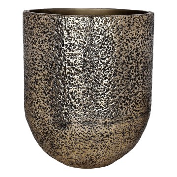 Eglo - Maceta de metal 50x42 cm dorado