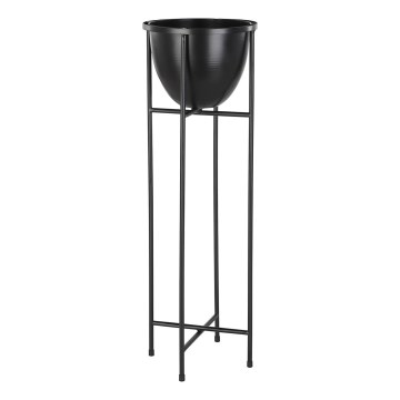 Eglo - Maceta de metal 73x23,5 cm negro