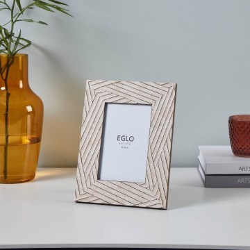 Eglo - Marco de fotos 10x15 cm beige
