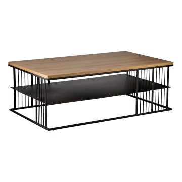 Eglo - Mesa de centro 36x100 cm marrón/negro - FSC Certificado