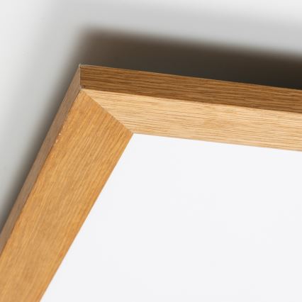 Eglo - Panel LED de superficie SALOBRENA-RW WOOD LED/34W/230V 2700/4000K 64x64 cm marrón