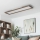 Eglo - Panel LED RGBW de superficie/empotrado regulable SALOBRENA-C WOOD LED/34W/230V 2700-6500K 34x124 cm marrón oscuro + mando a distancia