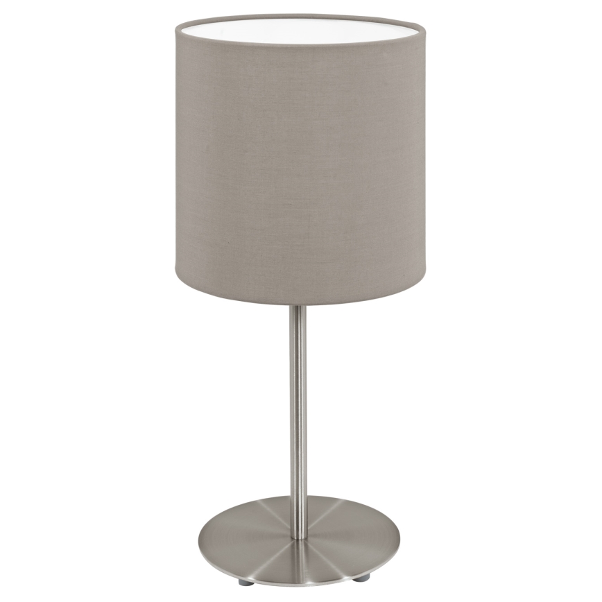 Eglo - Pantalla de recambio para lámpara de mesa PASTERI gris diá. 14,7 cm
